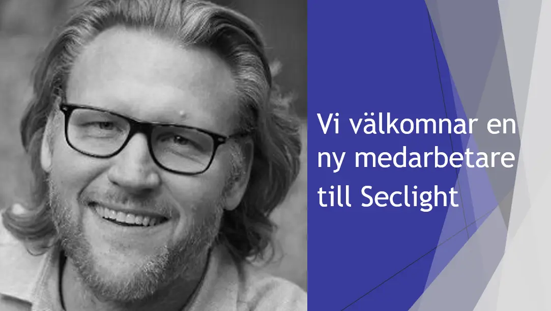 Ulf Holmström ny medarbetare på Seclight